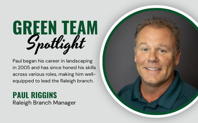 Greenscape Announces Promotion of Paul Riggins to Branch Manager of Raleigh Location